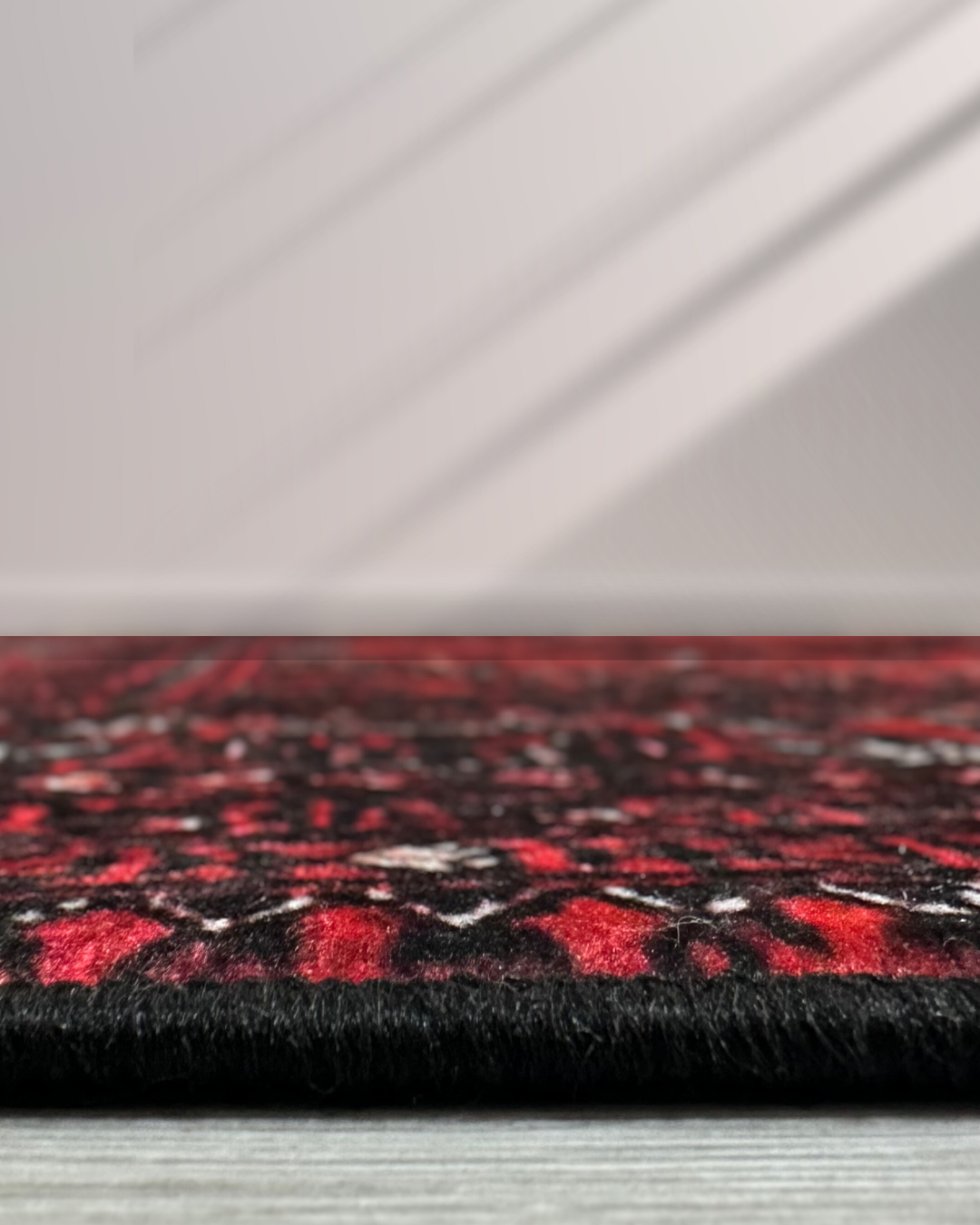 Zaren - Vintage Textured Washable Carpet - Lint-Free Velvet Surface